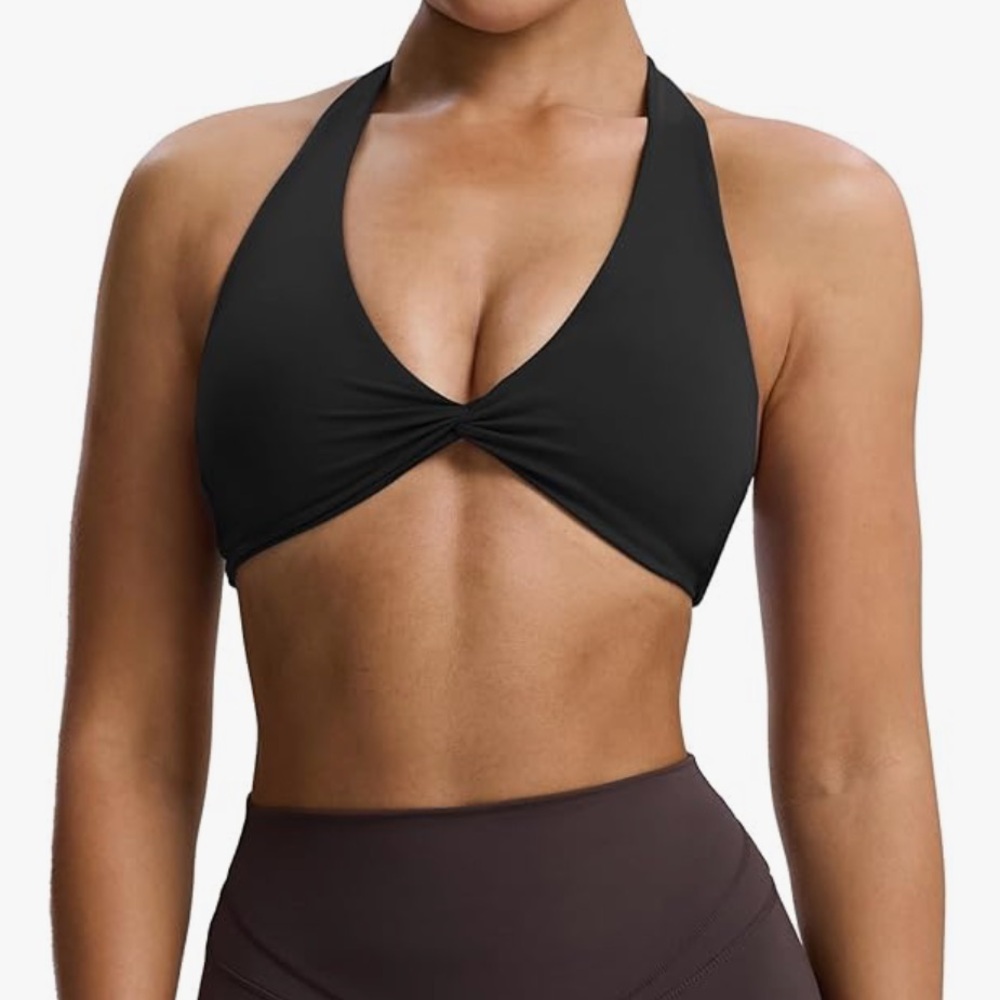 Aoxjox sports bra- black size medium